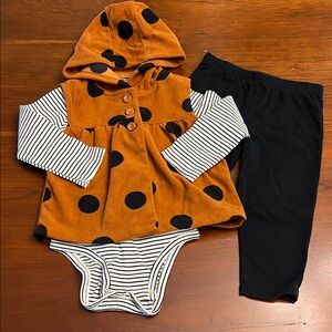 Carter's Fall Vest Baby Outfit